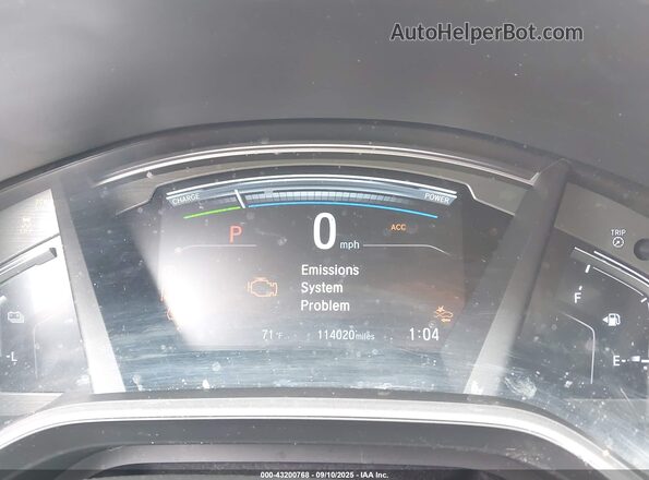 7FART6H86ME011902 2021 HONDA CR-V HYBRID Серый Вид задних сидений