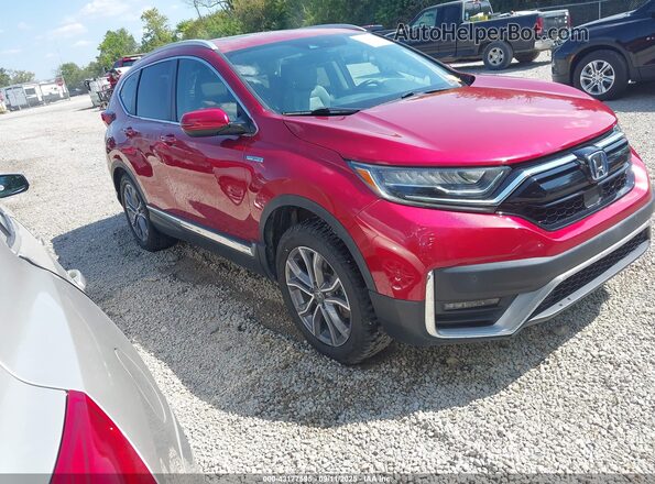 7FART6H90ME000709 2021 HONDA CR-V HYBRID Red Przód prawy