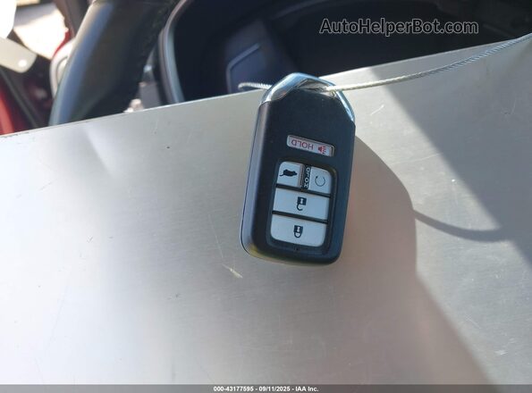 7FART6H90ME000709 2021 HONDA CR-V HYBRID Red Widok deski rozdzielczej