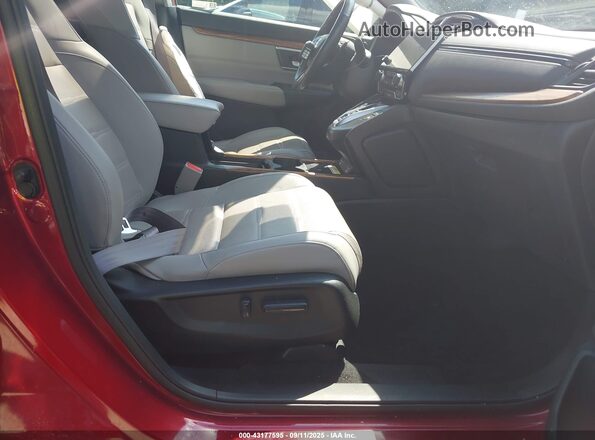 7FART6H90ME000709 2021 HONDA CR-V HYBRID Red Widok wnętrza z przodu