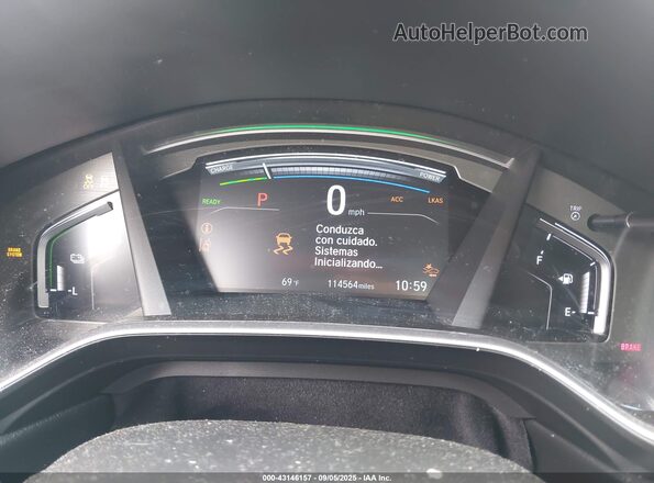 7FART6H94ME035608 2021 HONDA CR-V HYBRID Черный Вид задних сидений