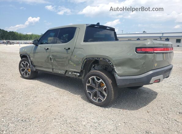 7FCTGAAL2NN000688 2022 RIVIAN R1T Green Հետևի ձախ