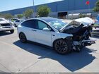2024 Tesla Model X Long Range Белый vin: 7SAXCBE58RF440202