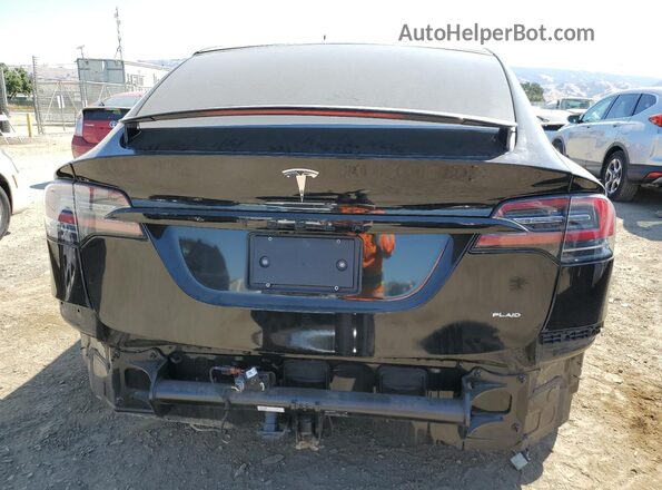 7SAXCBE65NF329920 2022 TESLA MODEL Black Vista trasera