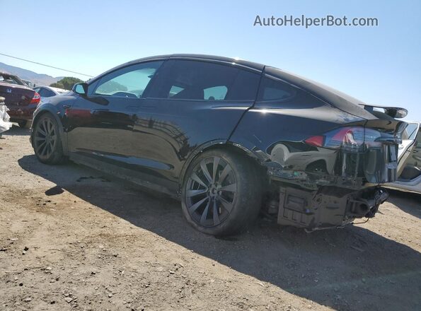 7SAXCBE65NF329920 2022 TESLA MODEL Black Trasero izquierdo