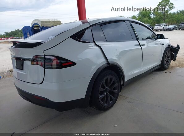 7SAXCDE54PF425916 2023 TESLA MODEL X White Հետևի աջ
