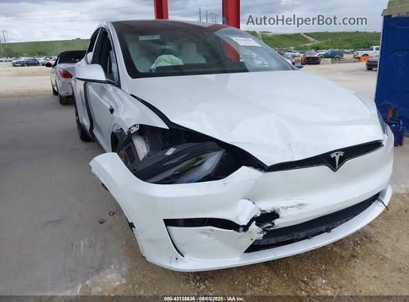 7SAXCDE54PF425916 2023 TESLA MODEL X White Դիմացի տեսք