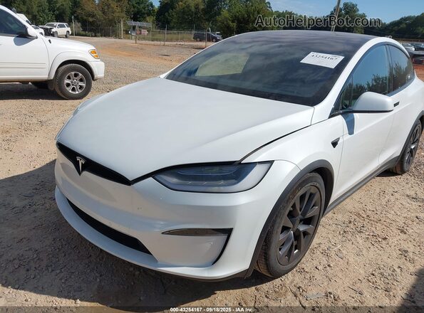 7SAXCDE58NF339943 2022 TESLA MODEL X Белый Вид спереди