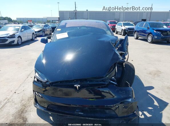 7SAXCDE5XPF413723 2023 TESLA MODEL X Черный Вид задней части салона