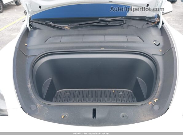 7SAYGAEE4SF283972 2025 TESLA MODEL Y White Widok z tyłu