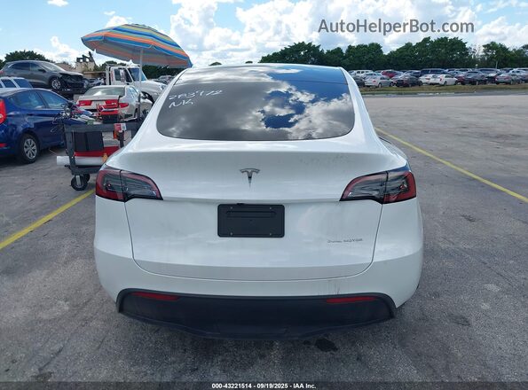 7SAYGAEE4SF283972 2025 TESLA MODEL Y White 