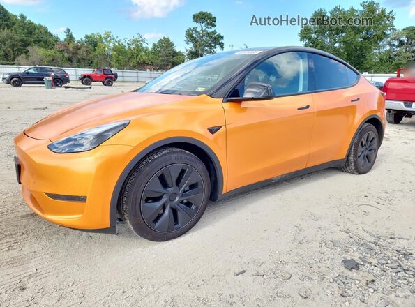 7SAYGDED0SF256406 2025 TESLA MODEL Красный Передняя левая четверть