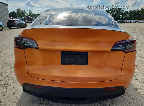 7SAYGDED0SF256406 2025 TESLA MODEL Красный Вид сзади