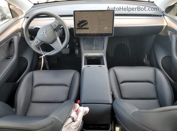 7SAYGDED7SF259884 2025 TESLA MODEL Серый Вид панели приборов