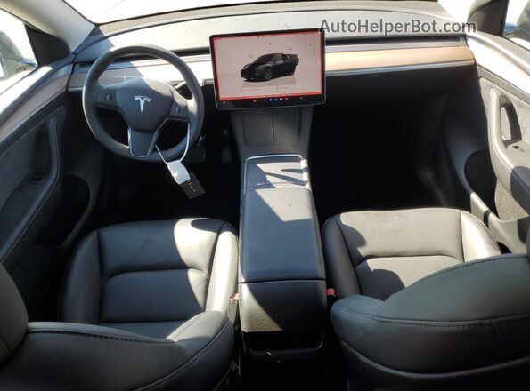7SAYGDED7SF315080 2025 TESLA MODEL Gray Առջևի վահանակի տեսք