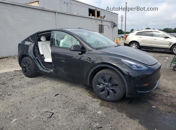 7SAYGDED9SF236493 2025 TESLA MODEL Black Передня права чверть