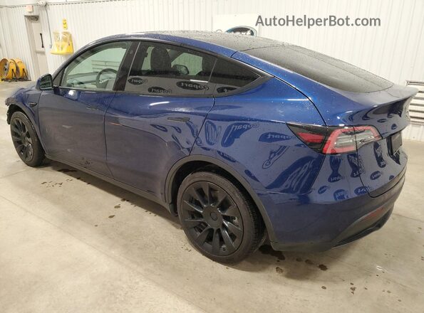 7SAYGDEE0NF481230 2022 TESLA MODEL Blue Trasero izquierdo
