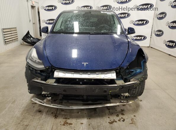 7SAYGDEE0NF481230 2022 TESLA MODEL Blue Vista frontal