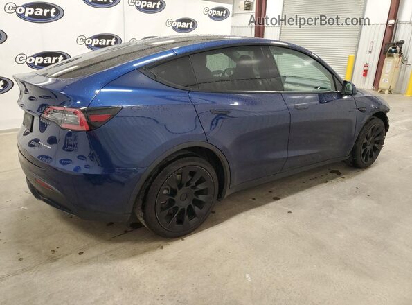 7SAYGDEE0NF481230 2022 TESLA MODEL Blue Trasero derecho