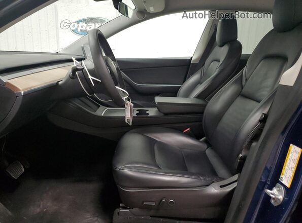 7SAYGDEE0NF481230 2022 TESLA MODEL Blue Vista interior delantera