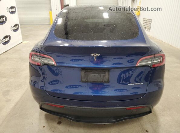 7SAYGDEE0NF481230 2022 TESLA MODEL Blue Vista trasera