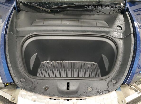7SAYGDEE0NF481230 2022 TESLA MODEL Blue Vista interior trasera