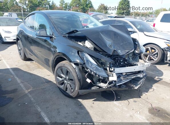 7SAYGDEE2SA356478 2025 TESLA MODEL Y Black წინა მარჯვენა