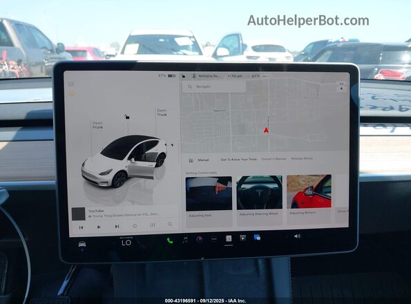 7SAYGDEE3SA343397 2025 TESLA MODEL Y White 