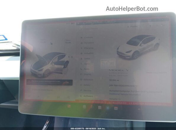 7SAYGDEE6PA093872 2023 TESLA MODEL Y White 