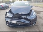 2025 Tesla Model Y Long Range Dual Motor All-wheel Drive Gray vin: 7SAYGDEE7SA346643