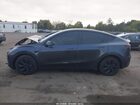 2025 Tesla Model Y Long Range Dual Motor All-wheel Drive Gray vin: 7SAYGDEE7SA346643