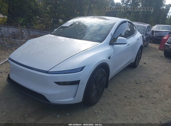 7SAYGDEE7TA449451 2026 TESLA MODEL Y White Передня ліва чверть