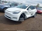 2023 Tesla Model Y Awd/long Range Dual Motor All-wheel Drive White vin: 7SAYGDEE8PA125043