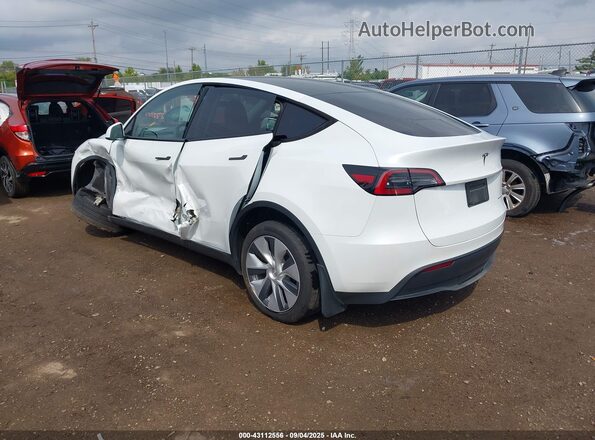 7SAYGDEE8PA125043 2023 TESLA MODEL Y White Задня ліва чверть