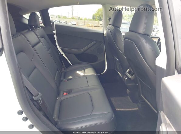 7SAYGDEE8PA125043 2023 TESLA MODEL Y White Вид наклейки з VIN-кодом