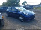 2024 Tesla Model Y Long Range Dual Motor All-wheel Drive Blue vin: 7SAYGDEEXRF044292