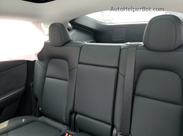 7SAYGDEEXSA367499 2025 TESLA MODEL Gray Вид задньої частини салону