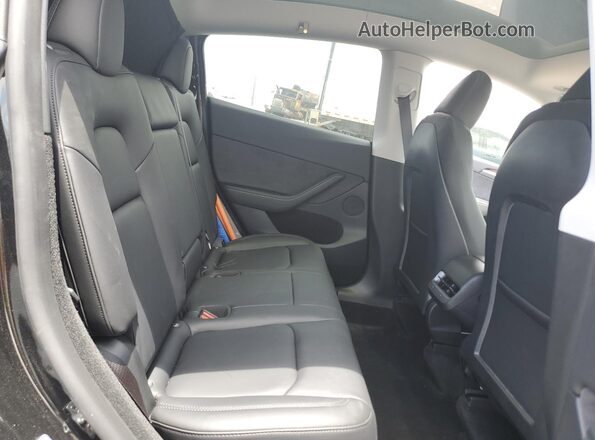 7SAYGDEF0PF958265 2023 TESLA MODEL Черный Вид задних сидений