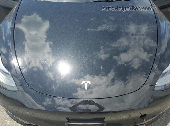 7SAYGDEF0PF958265 2023 TESLA MODEL Черный Вид задней части салона