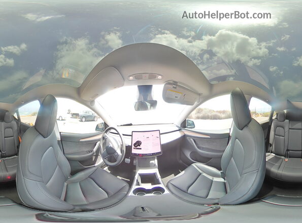 7SAYGDEF0PF958265 2023 TESLA MODEL Черный Вид наклейки с VIN-кодом