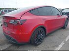 2022 Tesla Model Y Performance Dual Motor All-wheel Drive Red vin: 7SAYGDEF1NF509934