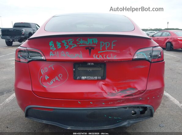 7SAYGDEF1NF509934 2022 TESLA MODEL Y Red Вид спереду