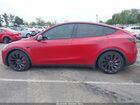 2022 Tesla Model Y Performance Dual Motor All-wheel Drive Red vin: 7SAYGDEF1NF509934