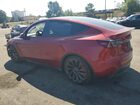 2025 Tesla Model Y Red vin: 7SAYGDEF2SA377016