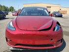 2025 Tesla Model Y Red vin: 7SAYGDEF2SA377016