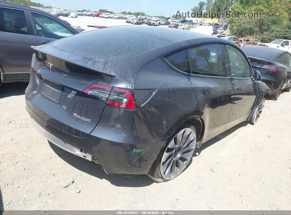 7SAYGDEF7SA371602 2025 TESLA MODEL Y Black უკანა მარჯვენა