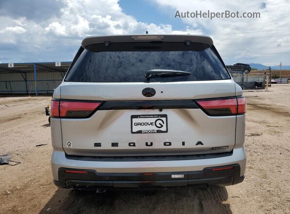 7SVAAABA1SX061385 2025 TOYOTA SEQUOIA Silver Rear view