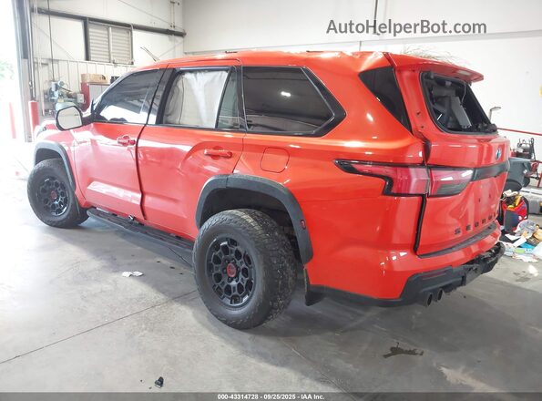 7SVAAABA9PX018405 2023 TOYOTA SEQUOIA Оранжевый Задняя левая четверть