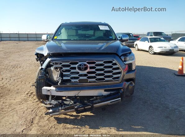 7SVAAABA9RX028693 2024 TOYOTA SEQUOIA Gray Widok zestawu wskaźników