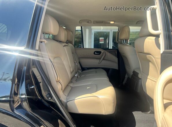 JN8AY2AD6N9675255 2022 NISSAN ARMADA Black Rear view